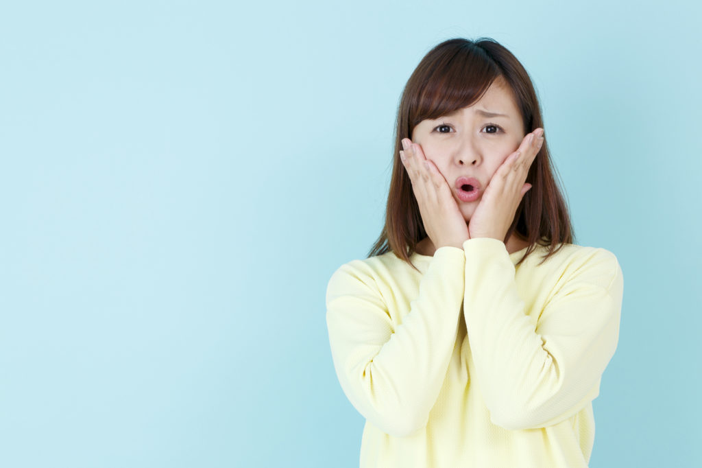 困った女性